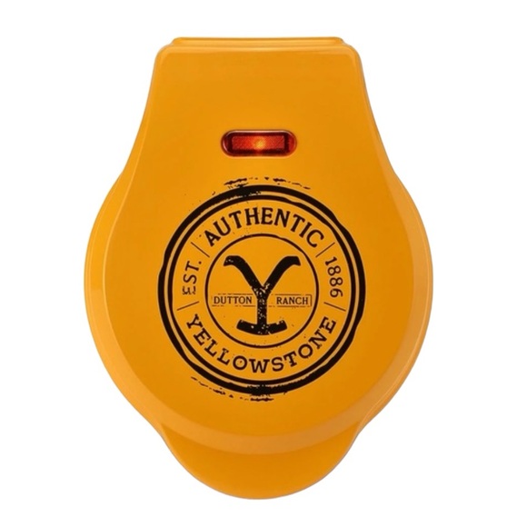 Paramount Yellowstone Branded 4” Waffle Maker western Father’s Day. ‎          F - Picture 1 of 15